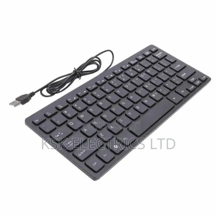  78 Keys Slim Wired USB Keyboard 4 Laptop Desktop