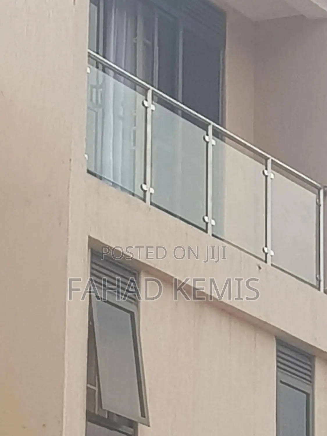 Stainless Glass Balcony Frost