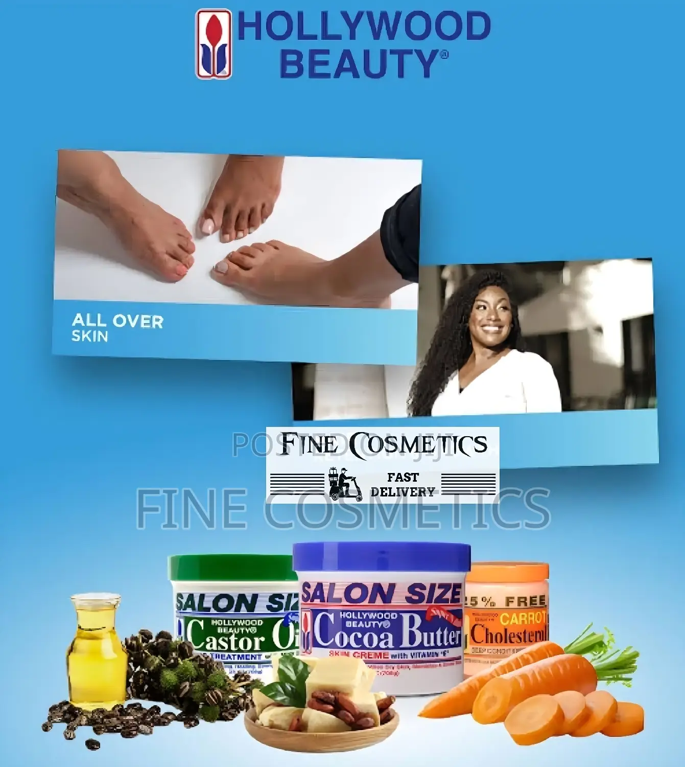 Hollywood Beauty Cocoa Butter Skin Care Creme With Vitamin E