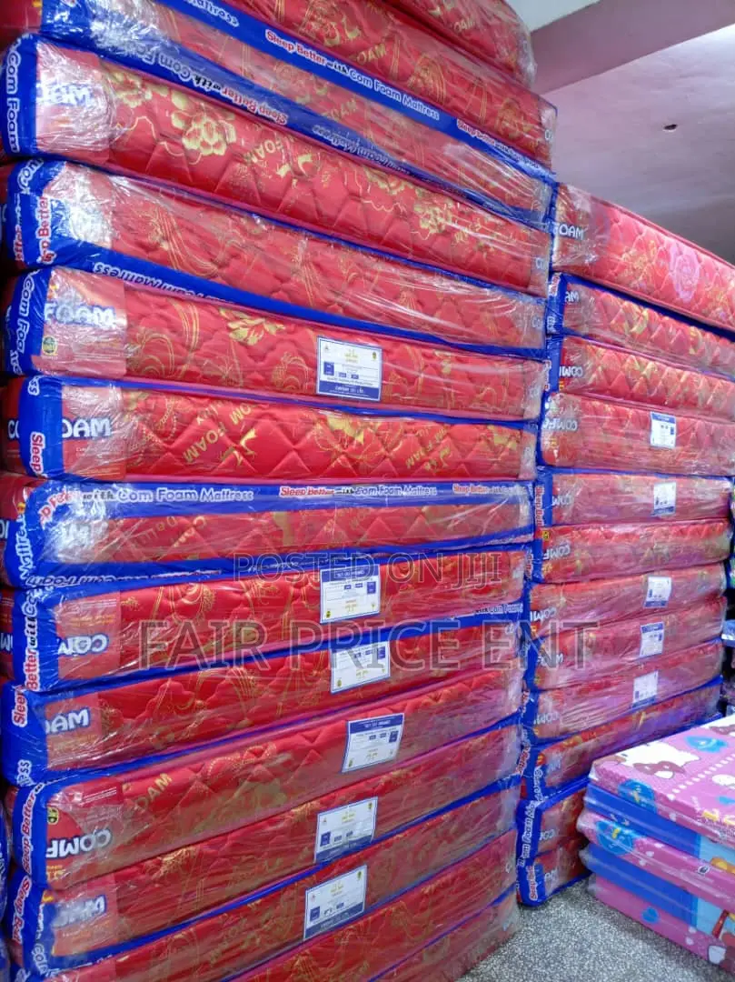 Mattress Quilted Density.5*6*6inches.( Red)