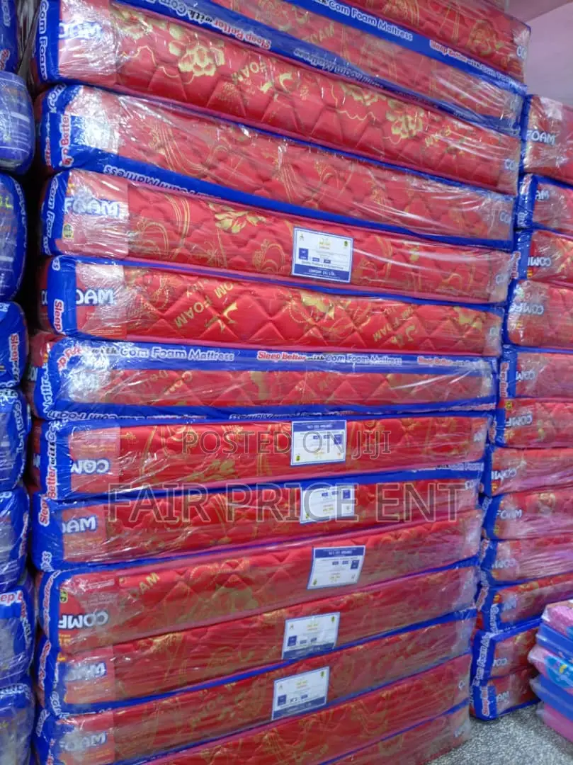 Mattress Quilted Density.6*6*6inches.( Red)