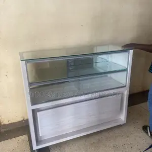 4ft Display Counter Glass Showcase for Shops, Pharmacy,Salon