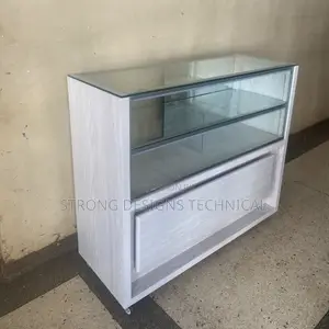 4ft Display Counter Glass Showcase for Shops, Pharmacy,Salon