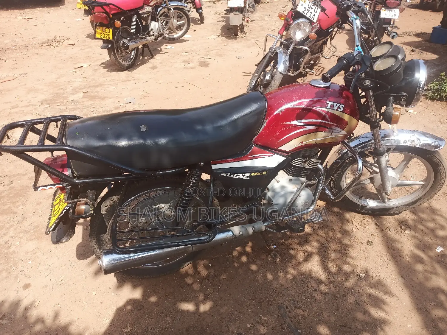 TVS XL 100 2016 Red