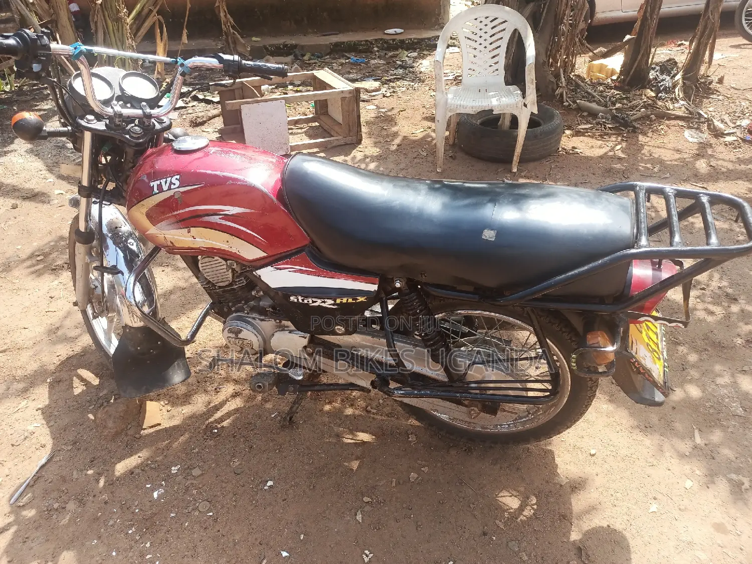 TVS XL 100 2016 Red