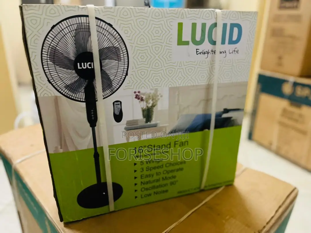 Lucid Stand Fans With Remote 2yr Warranty