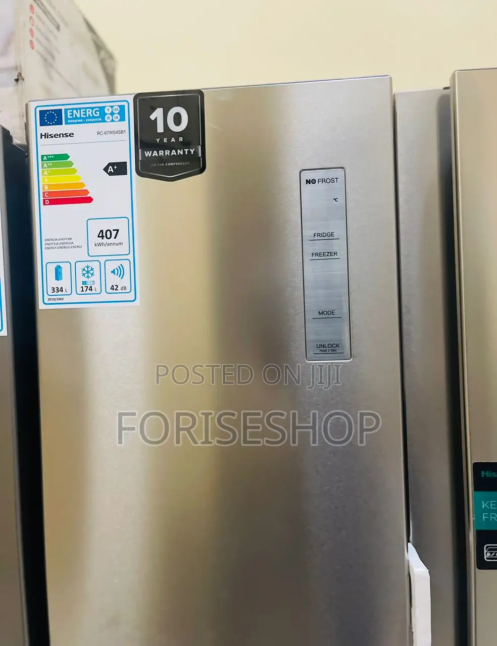 Hisense 750l Side By Side Refrigerator 10yr Warranty Stocked