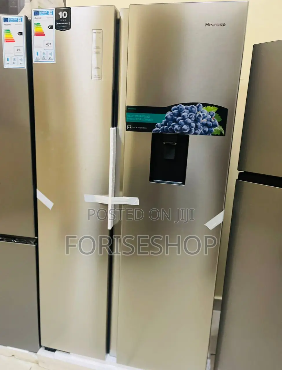 Hisense 750l Side By Side Refrigerator 10yr Warranty Stocked