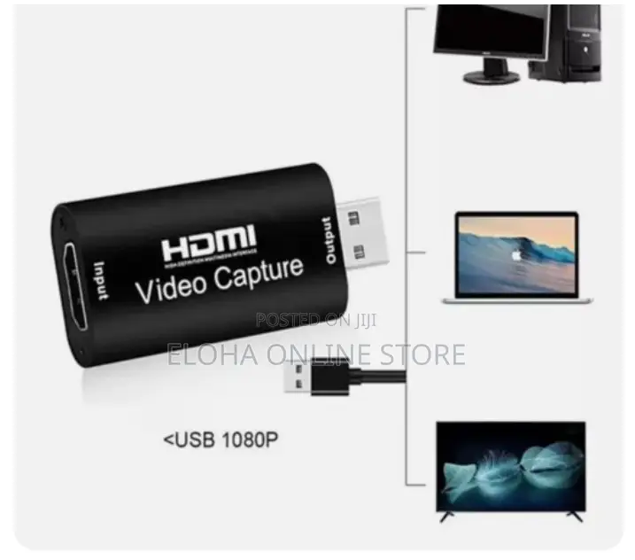 New 1080P HDMI to USB Video Capture Card Recorder