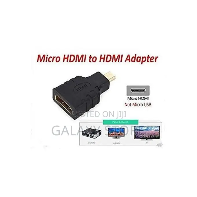 Micro HDMI to HDMI Adapter Connector HD 1080P