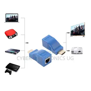 HDMI to RJ45 Extender Receiver Transmitter by Cat 6/5e 30m