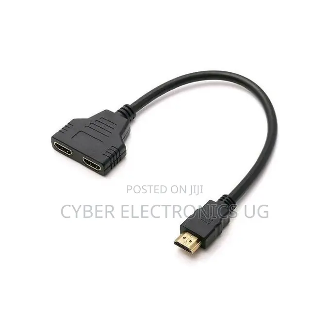 2x HDMI Splitter HDMI (Male) to Dual HDMI (Female)