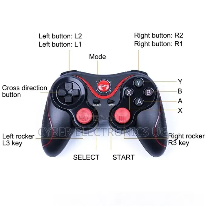 X3 Bluetooth Wireless Gamepad for Tv Pc Phones