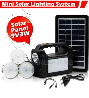 New Mini Solar Lighting System With 4 Lights
