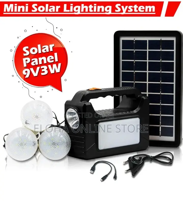 New Mini Solar Lighting System With 4 Lights