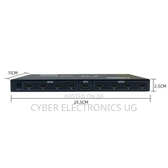 8 Ports HDMI Splitter HD Audio and Video Splitter