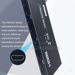 8 Ports HDMI Splitter HD Audio and Video Splitter