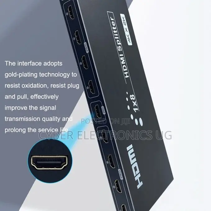 8 Ports HDMI Splitter HD Audio and Video Splitter