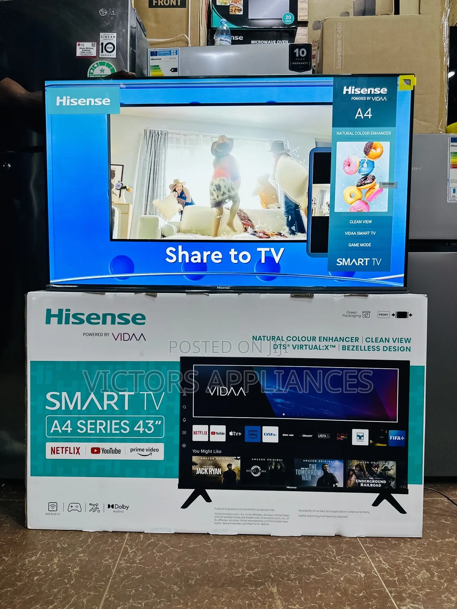 Hisense Smart Tv 43inch New Model A4