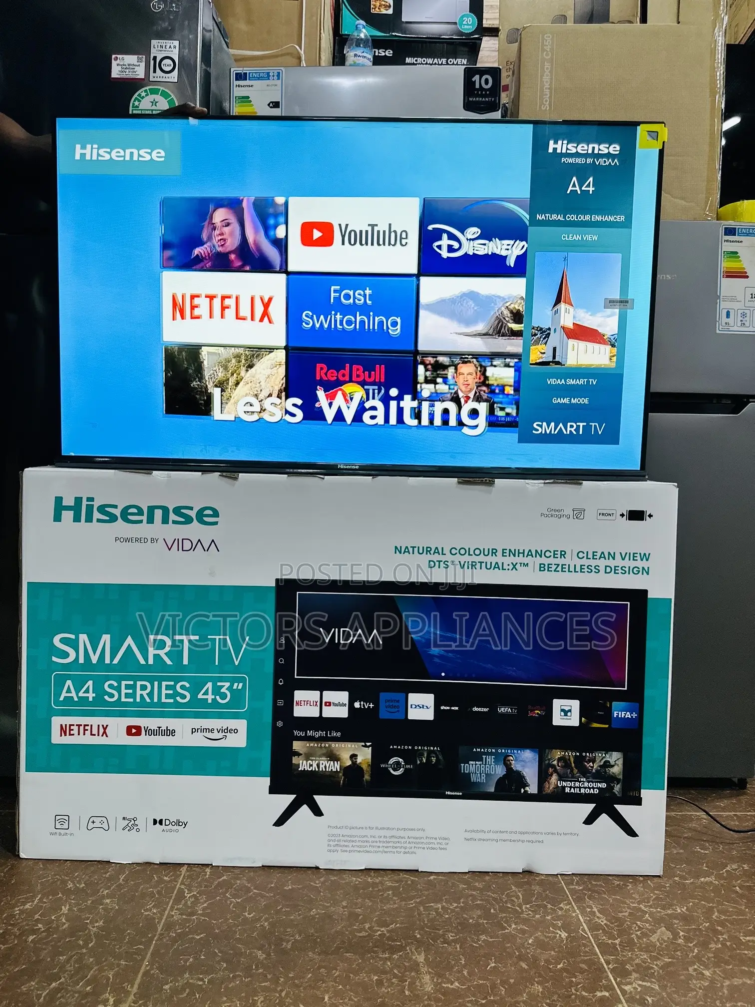 Hisense Smart Tv 43inch New Model A4