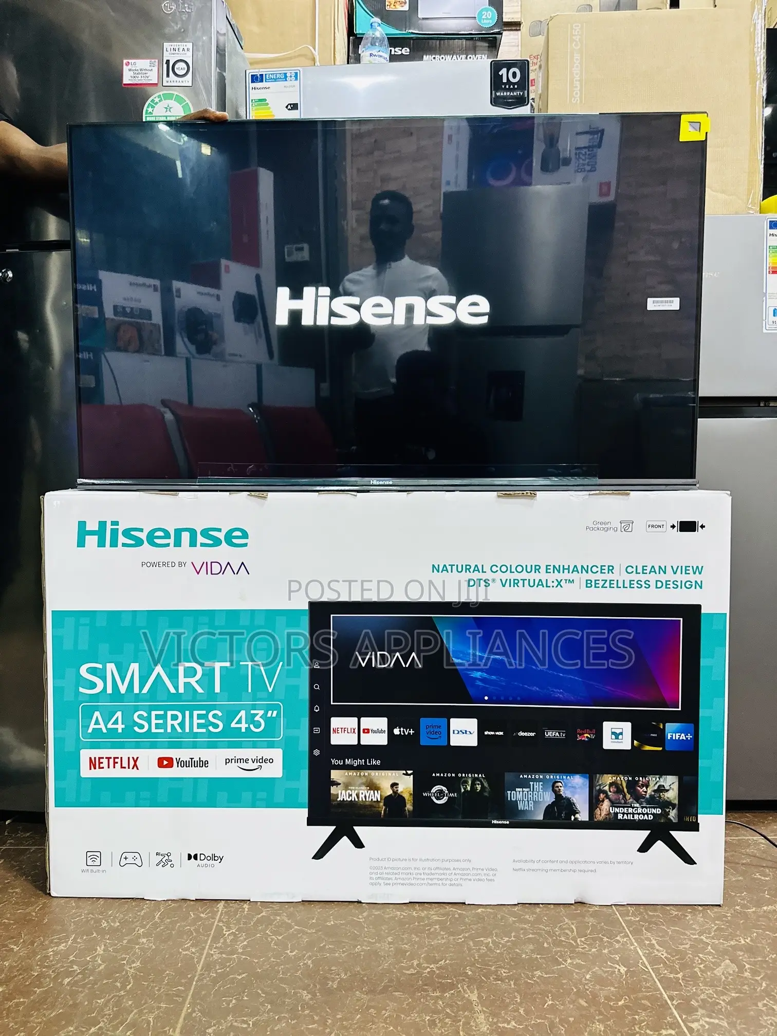Hisense Smart Tv 43inch Powered by Vidaa