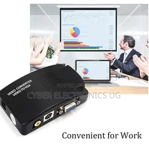 AV to VGA Adapter Rca VGA Converter PC Laptop Video TV Rca
