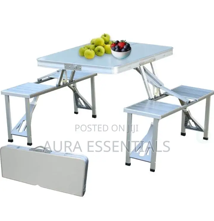Aluminum Alloy Outdoor Camping Picnic Table