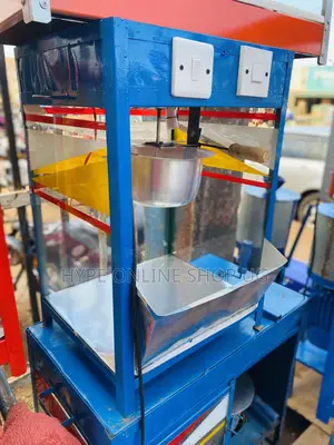 Purple,Blue and Red Popcorn Machine