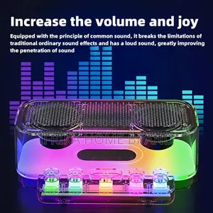 RGB Transparent Colorful Wireless Bluetooth Speaker