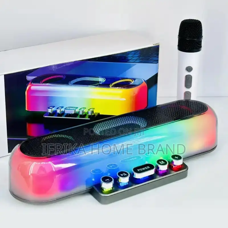 RGB Transparent Colorful Wireless Bluetooth Speaker Soundbar
