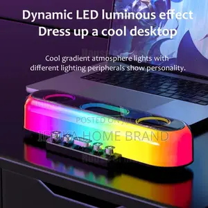 RGB Transparent Colorful Wireless Bluetooth Speaker Soundbar