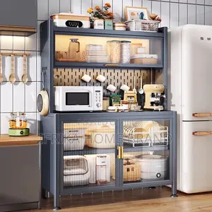 Dish Rack Cabinet Container Corner Shelf Storage Sideboard