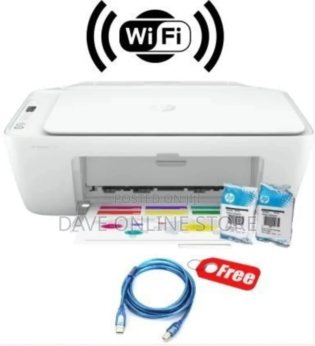HP Deskjet 2710 Printer, All-in-One Colour Printer