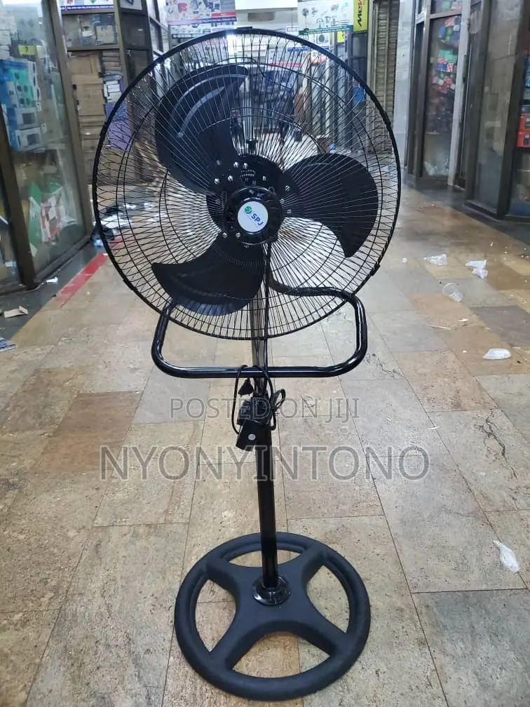 Black Strong Durablespj 18"Stand Fanwz3speed Adjustable Wind