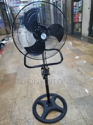 Black Strong Durablespj 18"Stand Fanwz3speed Adjustable Wind