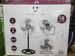 Very Strong and Durable Metallic 18" Stand Fan.