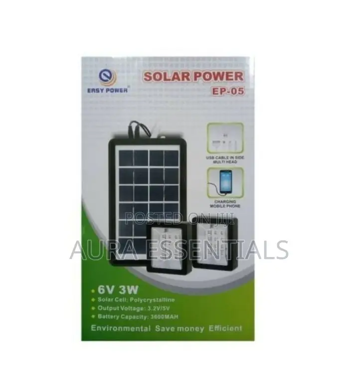 New Solar Kit With Lamps