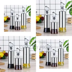 Glass Vinegar Oil Dispenser Bottle