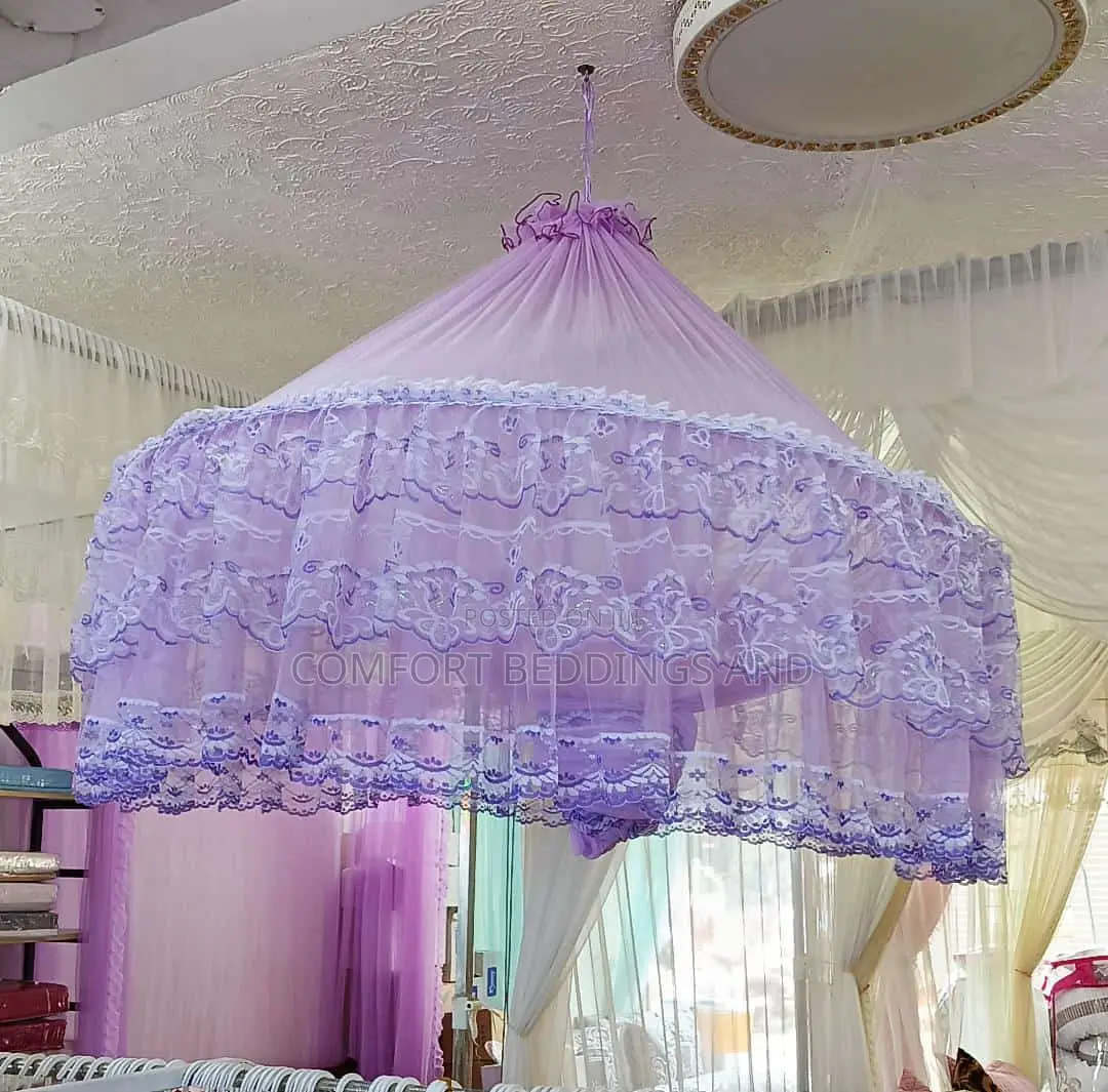 Super Round Mosquito Net Purple