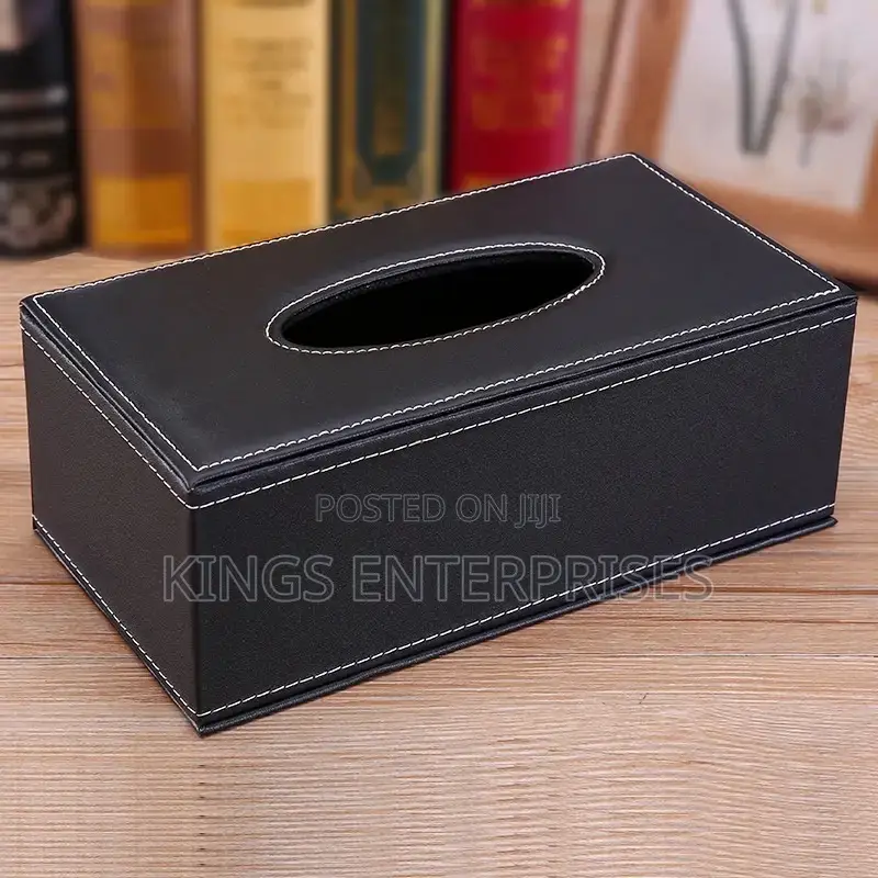 Leather Tissue Box