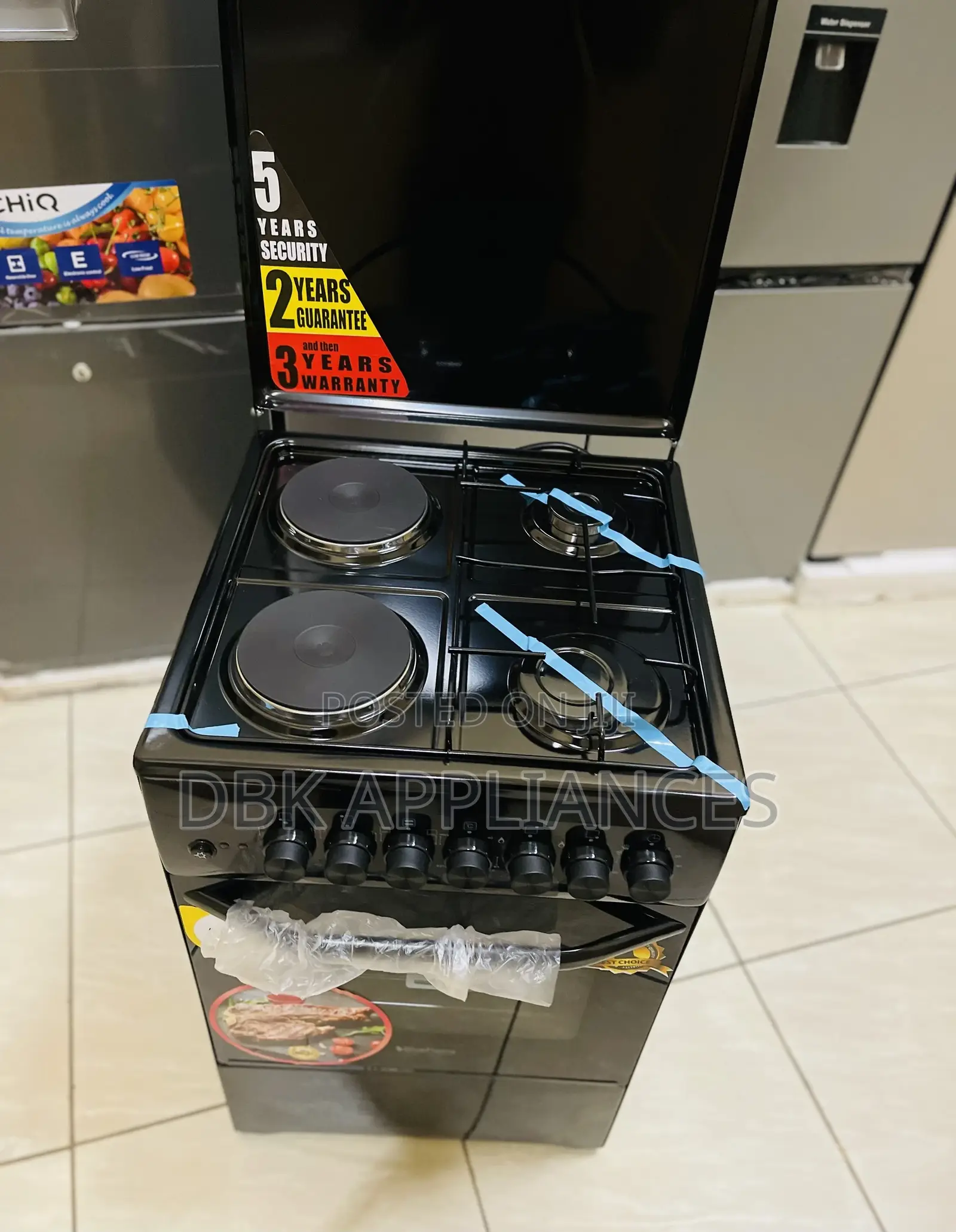 Blueflame 2gas 2electric Cookers (50+50)Cm Beyi Powa