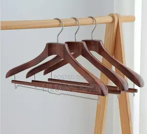 1 Pc Wooden Clothes Hangers