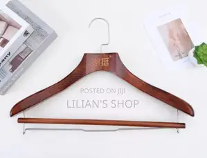 1 Pc Wooden Clothes Hangers