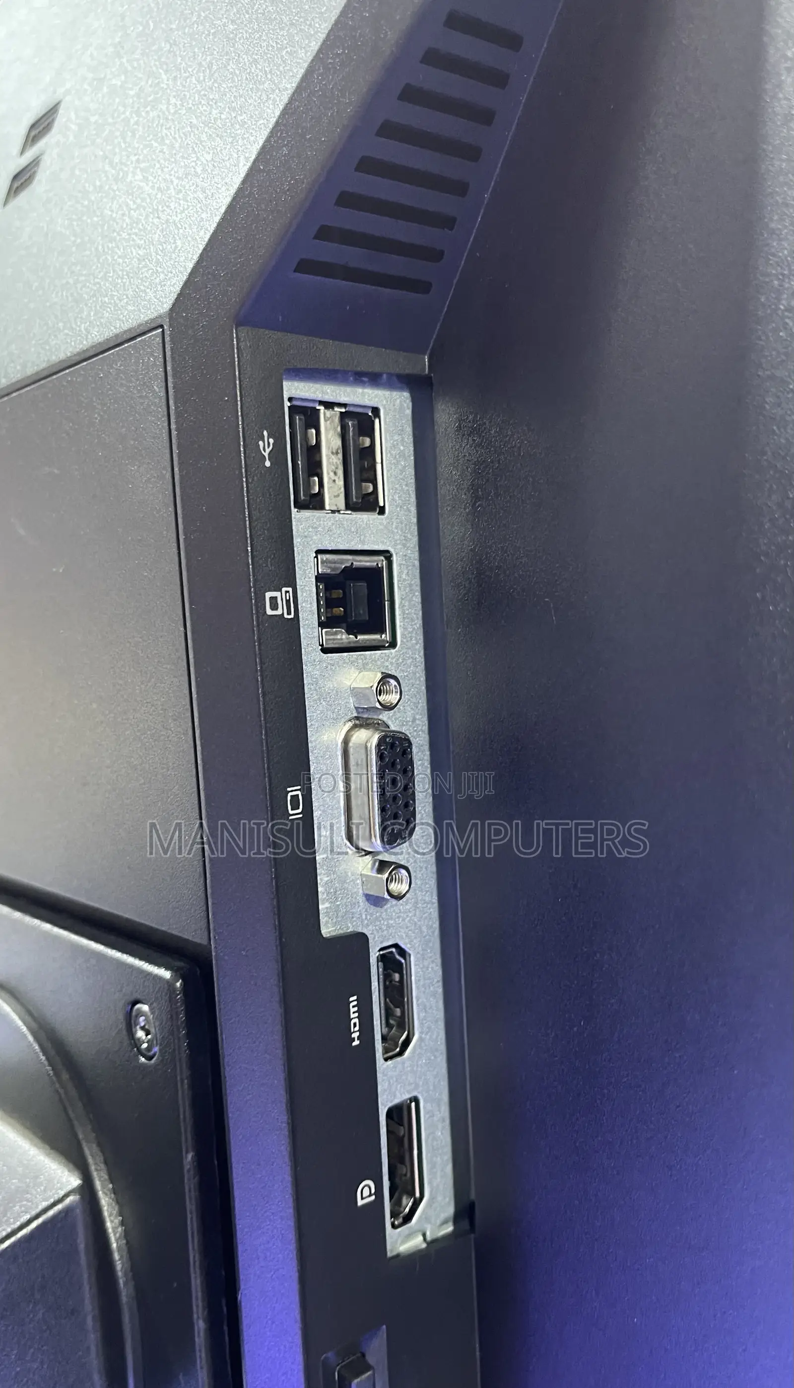 Monitor Ips 24.9 in Hp VGA, USB 3.0, HDMI, DP, Display Ips