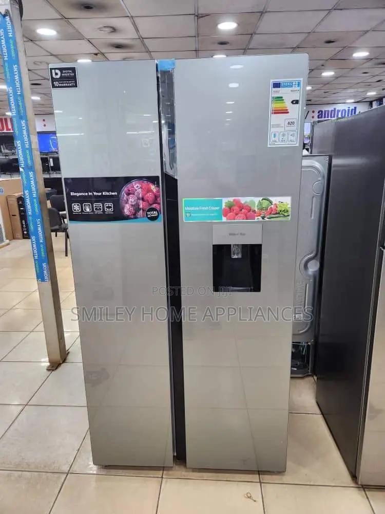 Pixels 670ltrs Glass Side by Side Refrigerator