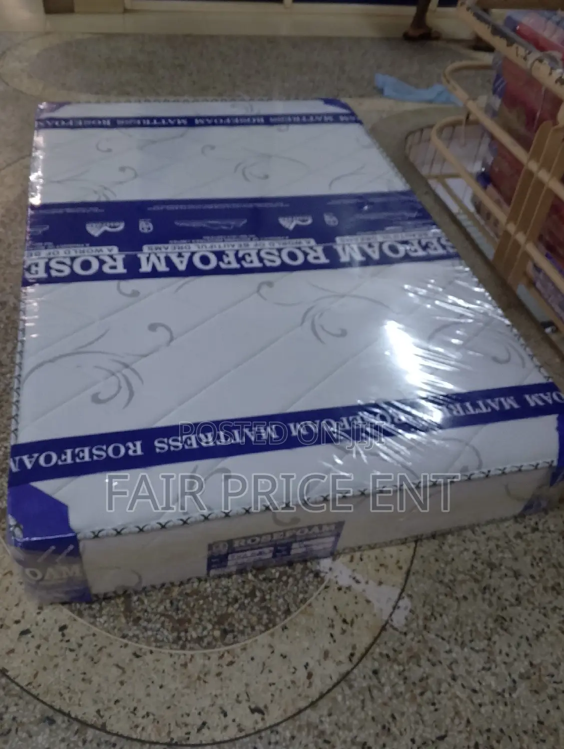 Rosefoam Mattress High Density Smart.4*6*8inches.( White)