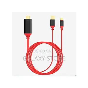 Type C to Hdmi Hd Tv HDTV Adapter Cable Usb Power Supply