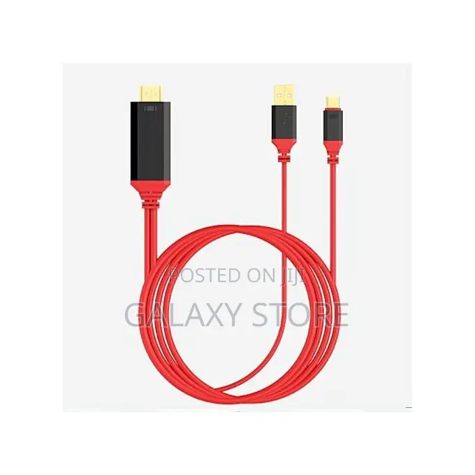 Type C to Hdmi Hd Tv HDTV Adapter Cable Usb Power Supply