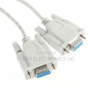 1 Male VGA to 2 Female VGA Splitter Cable 2 Way SVGA Monitor