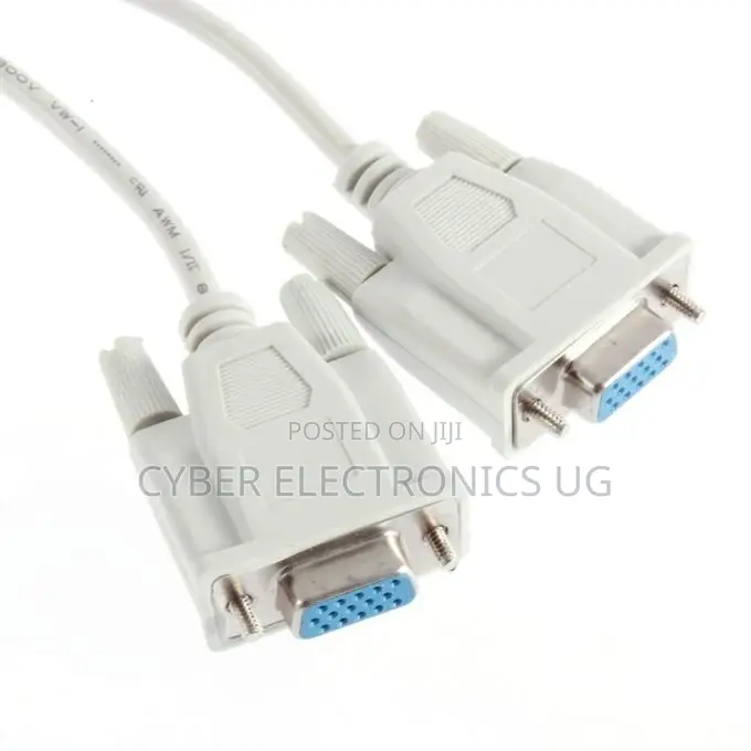 1 Male VGA to 2 Female VGA Splitter Cable 2 Way SVGA Monitor